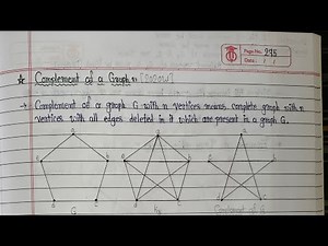 5.1.4 - Isomorphic & Non-Isomorphic Graphs, Complement, Converse, Union & Intersection of Graph