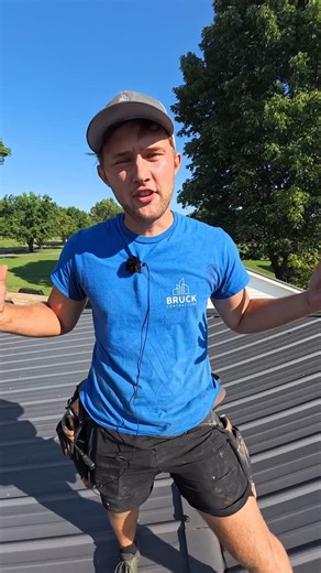 1.5K views · 351 reactions | Bad installs = big problems. Here's why this 5 year garbage metal roof failed, and why we're upgrading it to standing seam! #metalroofing #snaplock #roofing | Bruck Contractors | Facebook