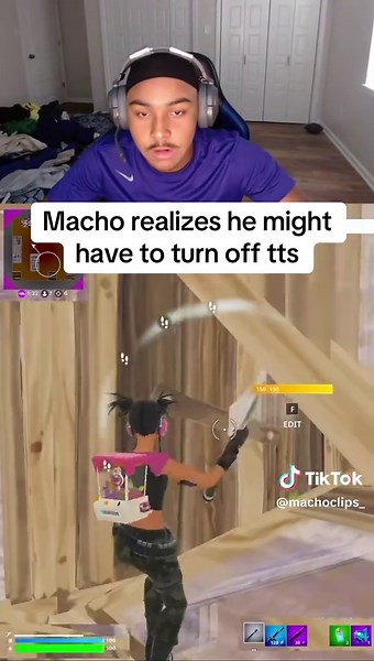 Macho realizes he might have to turn off tts after constant spamming | #machoclips #streaming #clips #xyzbca don’t ban me