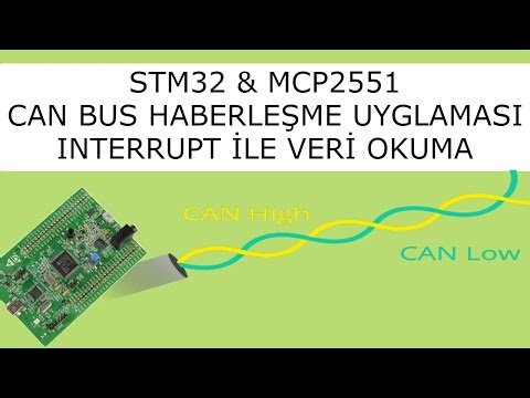 STM32 & MCP2551 CAN BUS HABERLEŞME UYGULAMA-5 | KESMELER | STM32 CAN COMMUNICATION - INTERRUPT