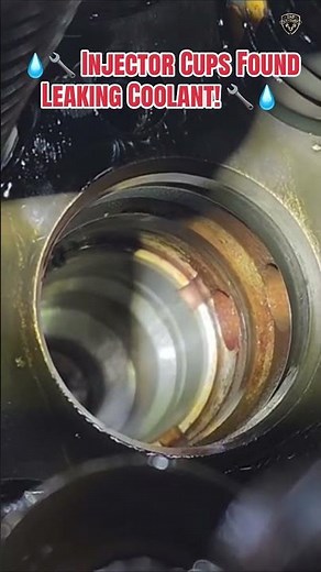 💧🔧 Injector Cups Found Leaking Coolant! 🔧💧