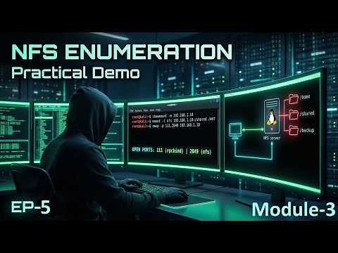 NFS Enumeration Practical Demo | Ethical Hacking Training (Module-3) 🔥