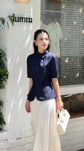 30 reactions · 42 comments | Light, feminine, and timeless — a silk skirt and blouse combination that captures the quiet beauty of autumn. Perfect for both everyday wear and special moments.#Gyomade | Gyo Made | Facebook