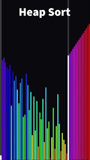 Satisfying Heap Sort Visualization