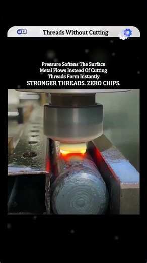 How Friction Creates Perfect Screw Threads