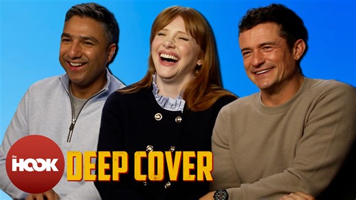 We sat down with the stars of 'Deep Cover' Bryce Dallas Howard, Orlando Bloom & Nick Mohammed to play a quick game of improv, watch Bryce cry on demand and learnt that Orlando went undercover in real life! 'Deep Cover' is available to watch on Prime Video 12th June! #orlandobloom #brycedallashoward #nickmohammed #deepcover #interview | The Hook