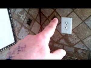 How to install a Travertine backsplash!