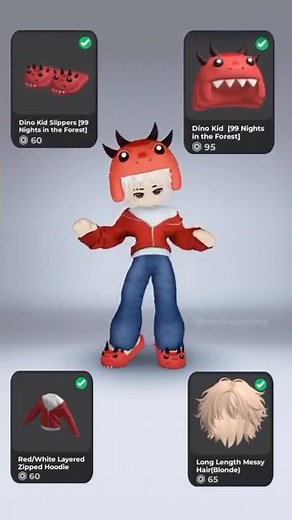 How to make KID avatar 99 nights in the Forest 🌳 #robloxavatar #99nightsintheforest #roblox