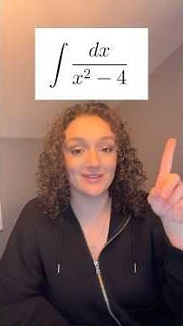 Integration by Partial Fractions #MathShortcuts #integral