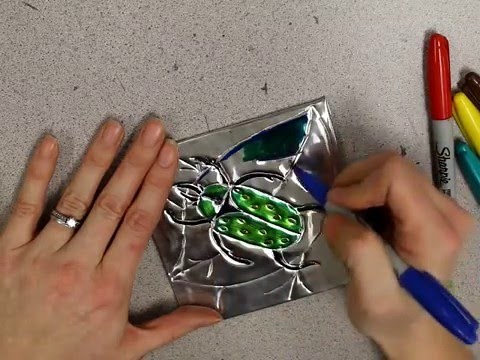 Metal Tooling: Insect Illustration