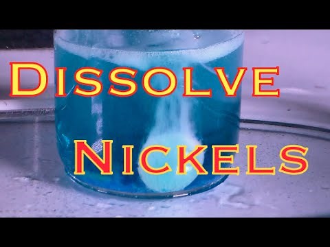 How to Dissolve US Nickels (H2SO4 method)