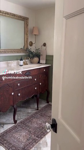 Bathroom renovation complete ✨👌 follow on IG for links and details @humble.abode.home