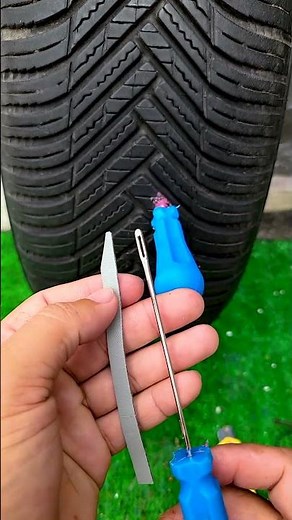 How to Repair a Punctured Car Tire for $2