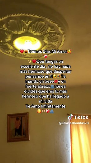 Buenos días mi amor — Mensaje romántico y bendiciones para despertar