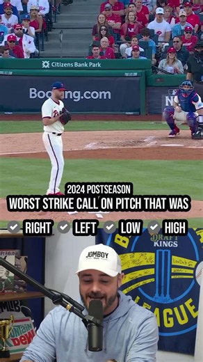 Worst strike calls of the postseason #mlb #baseball #sports #baseball #phillies #orioles #mets