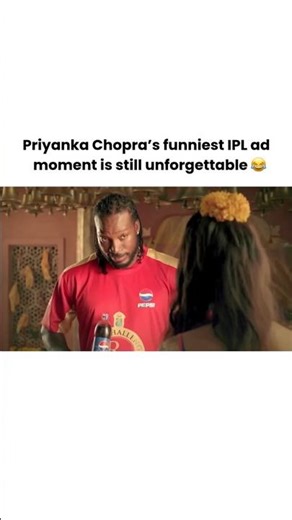 Priyanka Chopra's funniest IPL ad moment is still unforgettable 😂 #priyankachopra #ad #ipl #csk #rcb