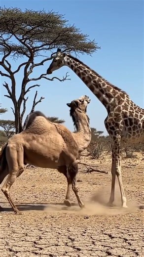 Desert Kings Clash – Powerful Camel Fight Video.