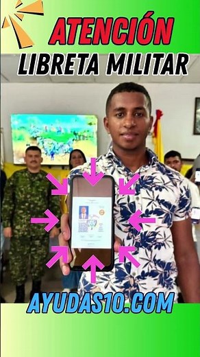 💥 Buenas noticias Libreta Militar GRATIS ➡️ Desplazados ✔️ Paso a Paso para Solicitarla