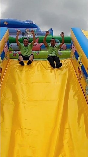 This slide is amazing, let's all go on it! #awesome #slide #inflatable #inflatableslide