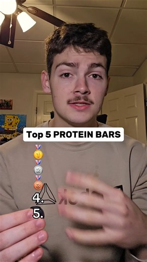 Top 5 Protein bars RANKING 👀😋 #gym #fitness #top5 #proteinbar #protein #viral #trending #shorts