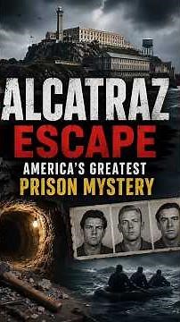 The Alcatraz Escape: America's Greatest Prison Mystery 🔒🌊 #shortsviral
