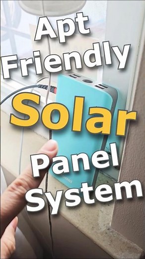 Simplest DIY Solar Panel System for Apartments and Houses