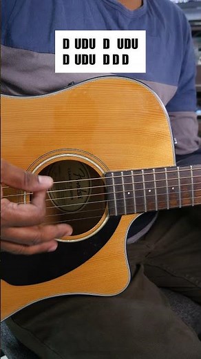 Easy Strumming Pattern! #guitar #guitartutorial #guitarpractice #strummingpattern