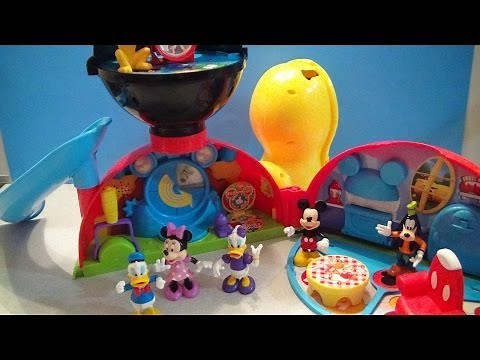 MICKEY MOUSE CLUBHOUSE PLAYSET VIDEO TOY REVIEW BY MITCHSANTONA
