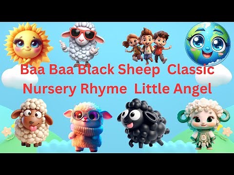 Baa Baa Black Sheep | Classic Nursery Rhyme with Lyrics | Kids Songs and Rhymes