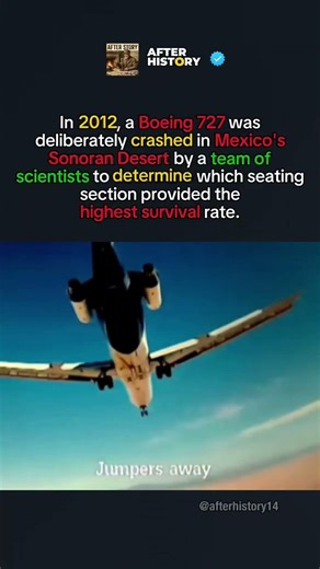 Boeing 727 crash experiment 2012