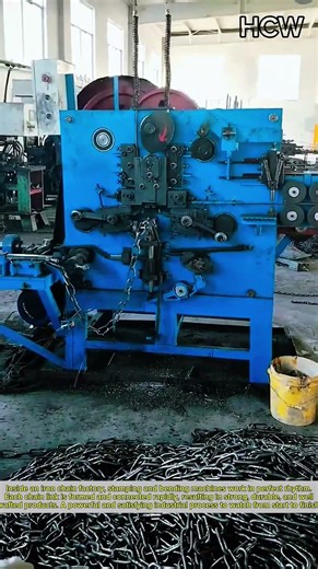 Relentless Steel Rhythm: Inside the Iron Chain Manufacturing Process.