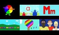 Mix of 6 videos from youtube : Kidstv123 1-6 episodes