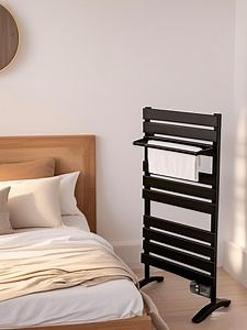 [Hot Item] Smart Bathroom Heated Towel Rail with Fast Drying & Antibacterial Function Towel Rack