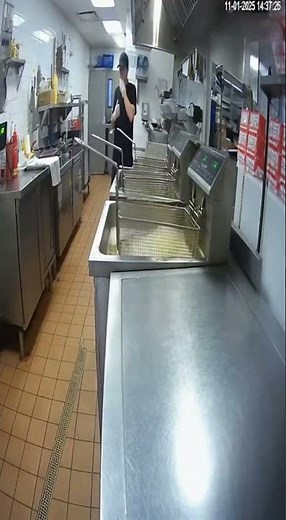 Worker Finds Rat... Boiling in Hot Oil. #catshorts #shortviral #wildlife #wildanimal