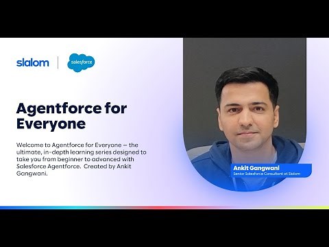 Welcome to the course "Agentforce for Everyone" | Salesforce Agentforce