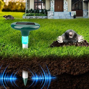 [Hot Item] Garden Solar Sonic Control Device Repeller for Mole Vole Gopher Rodent Control