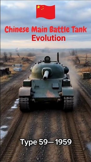 Chinese Tank Type 59: From Clone to King! 🇨🇳 Abrams vs. Type 59 #armor #militaryhistory