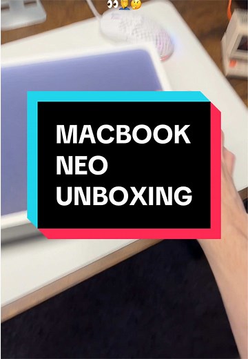 MACBOOK NEO UNBOXING🤑🤑🤑 #tech #techtok #samsung #apple #macbookneo | MacBook