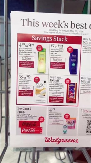 Walgreens weekly deals going on now