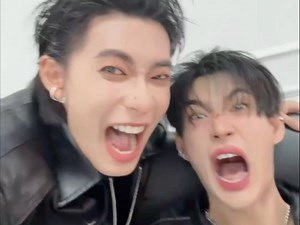 PoohPavel 噗帕疯癫小情侣上线 帕维尔sexy皮衣战损妆造勾引