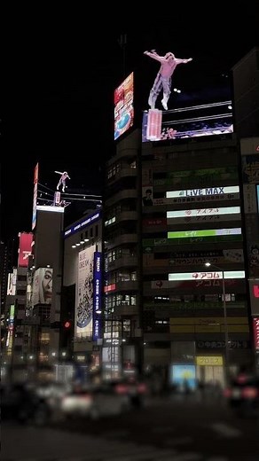 渋谷の中心で愛を叫ぶ！渋谷駅周辺の大型ビジョンで東京ドーム大会のCM放映中！#shorts
