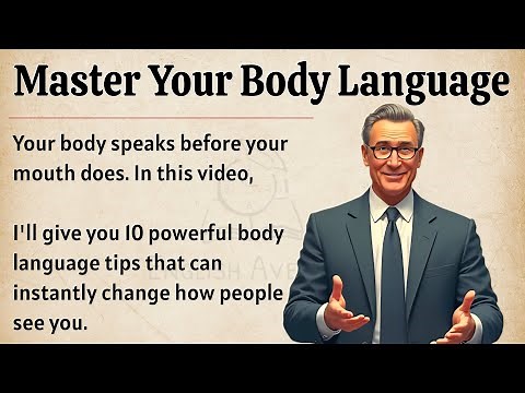 Master Your Body Language || Learn English With Podcast || Improve Your English Fluency ✅