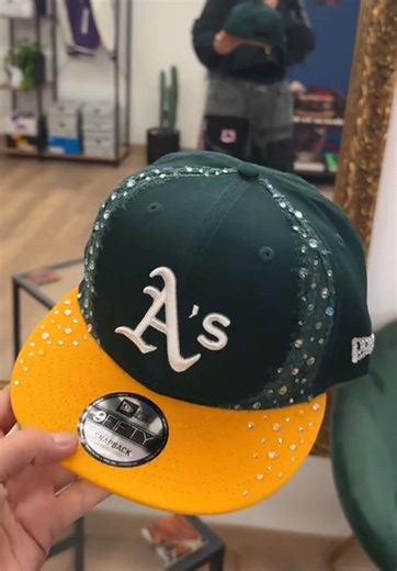 A’s Green Drop: Custom Cap Creation Process
