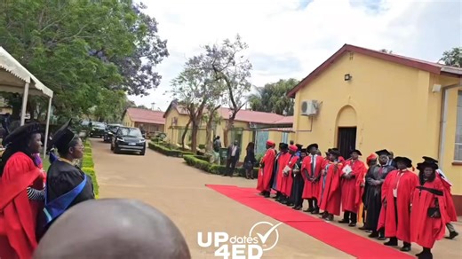 🎓🇿🇼 Chancellor of all State Universities, President Emmerson Dambudzo Mnangagwa, has arrived at Great Zimbabwe University for the institution’s 19th Graduation Ceremony ,a proud moment celebrating academic excellence and national progress! #ED2030 #Resolution1 #GZUGraduation #ZimbabweRising #Vision2030 | Updates4ED