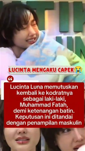 lucinta luna mengaku capek (muhammad fatah) #trendingshorts