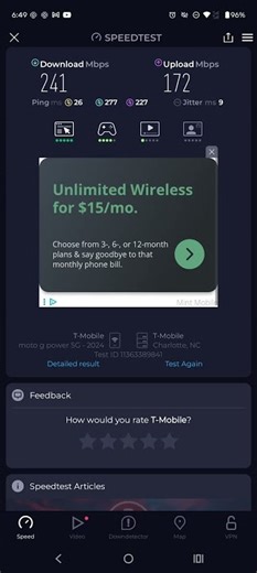 T-Mobile Home Internet Speed Test