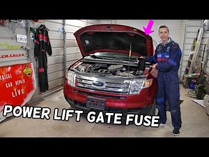 FORD EDGE POWER LIFTGATE FUSE LOCATION REPLACEMENT. TRUNK LID FUSE