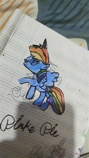 rainbow dash drawing 😍😁👌