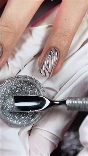 How To Apply Silver Glitter Nails Perfectly Full Sparkle Tutorial