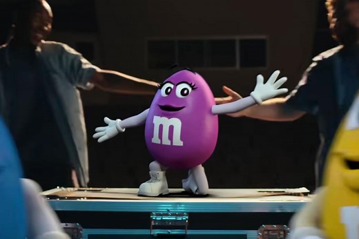 M&Ms introduces new spokescandy 'Purple'